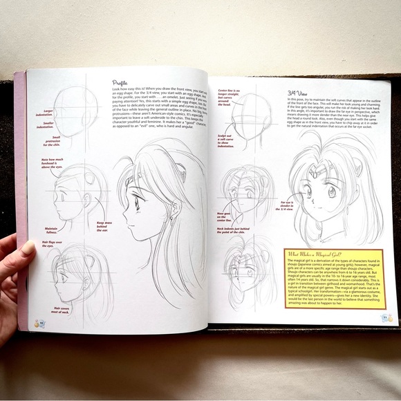 BOOK • “Manga Mania: Magical Girls & Friends” Drawing Book • - Picture 3 of 12